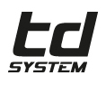 TD system: alza tacco tradizionale e azionabile a mano.